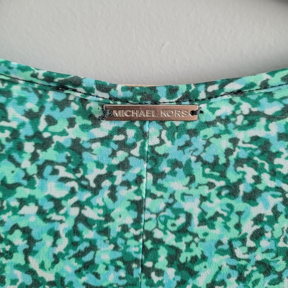 Michael Kors Teal Midi Dress 👗 - Picture 3 of 5